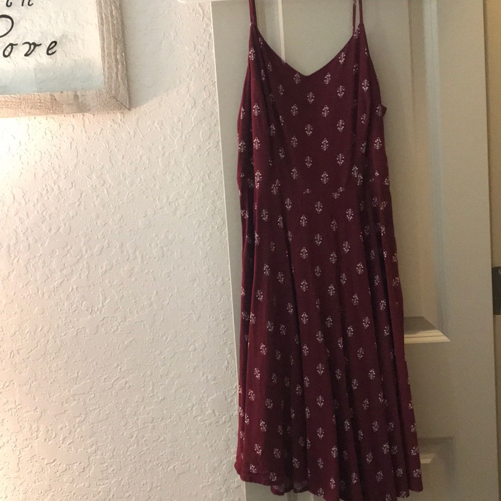 Maroon dress